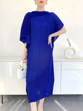 Pleated Tunic Short Sleeve Dress